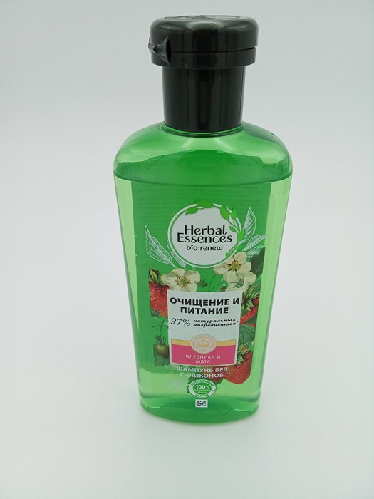 Шампунь "Herbal Essences" белая клубника и мята 250 мл - фото 10225