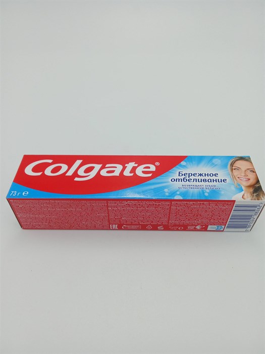 Зубная паста "Colgate" 50 мл Бережное отбеливание - фото 10248