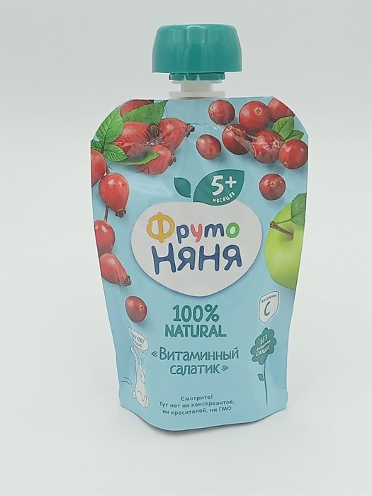 Пюре "Фруто Няня" 90 гр Витаминный салатик WgEvjWvJh6sbmLbaB6Dnx1 - фото 11201