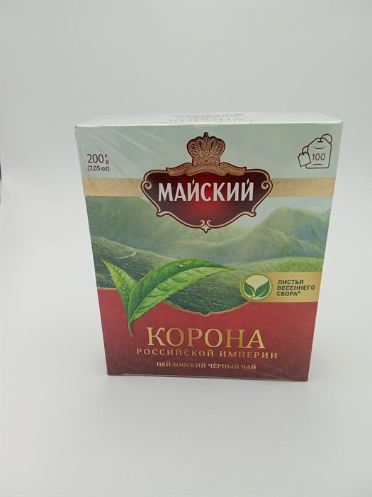 Чай "Майский" 100 пак Корона Российской Империи - фото 11645