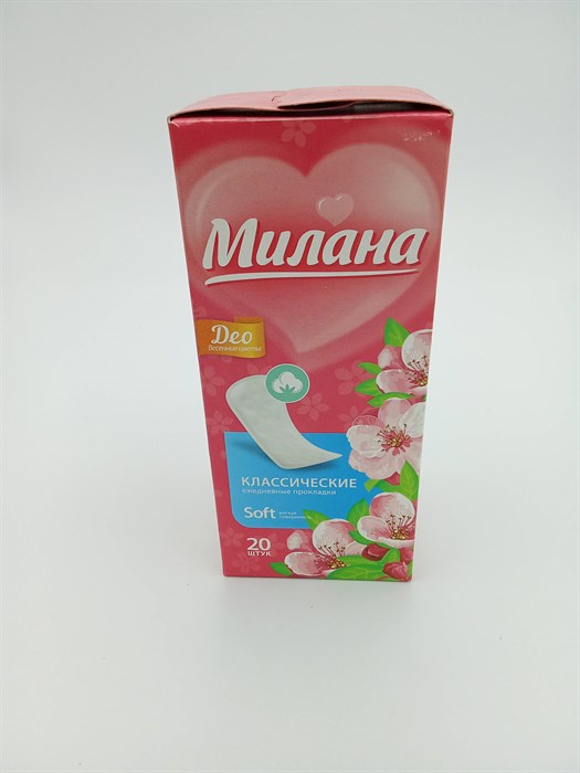 Прокладка "Милана" ежедн. Классик Дэо софт 20 шт Весенние цветы yjTeLgzjh6Y5hrAXW4EUc0