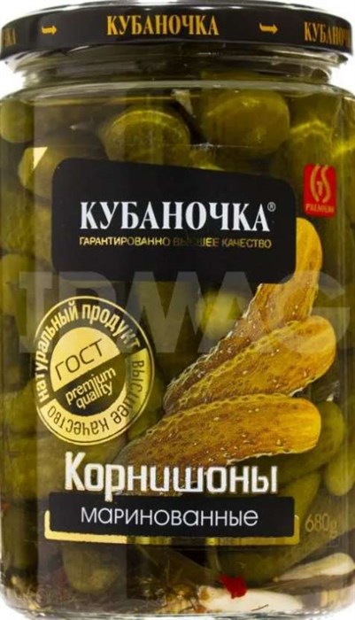 "Кубаночка" Корнишоны маринованные 680мл 0rnd527QhTKcAwV-ENYTw3 - фото 12941