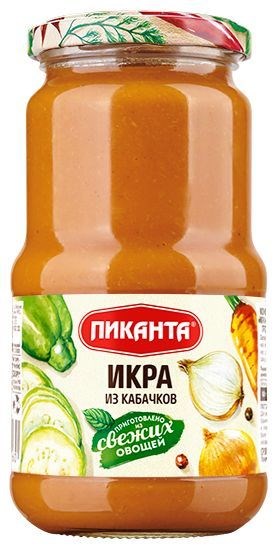 "Пиканта" 450 гр Икра из кабачков tfZTW2DBj1vTsKtM0V4Wc0 - фото 12953