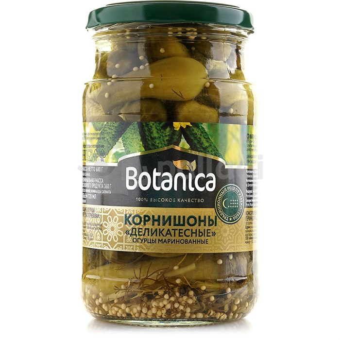 "Ботаника" Корнишоны деликатесные 720 мл 8dPp3pdDgWJdkeJLoixt23 - фото 13046