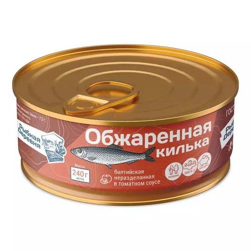 "Рыбная деревня" килька обжаренная 240 гр ZaZarZT1gRXif6a7gIl2r1 - фото 13066