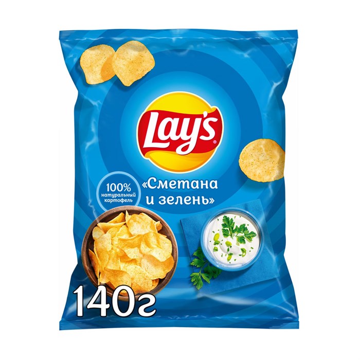 Чипсы "Lays" 140 гр Сметана и зелень l9q4mfq7hl4sLEznSPaPz3 - фото 13988