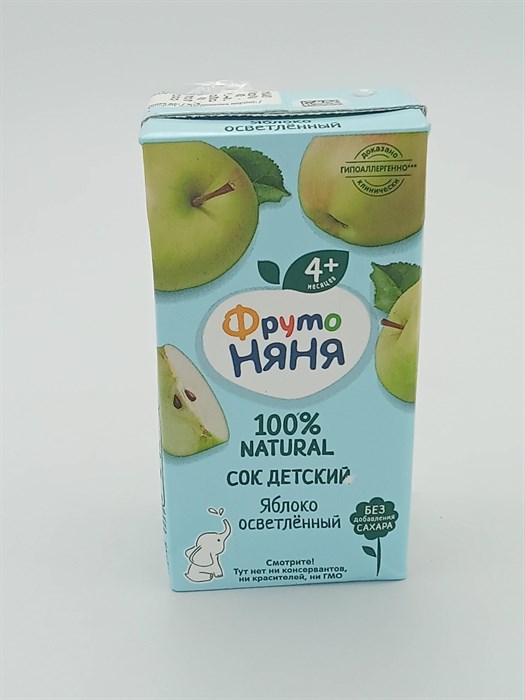 Сок "Фруто Няня" 200 мл Яблоко FP1G2p60ggfpQ6DMMS7ED3 - фото 14056