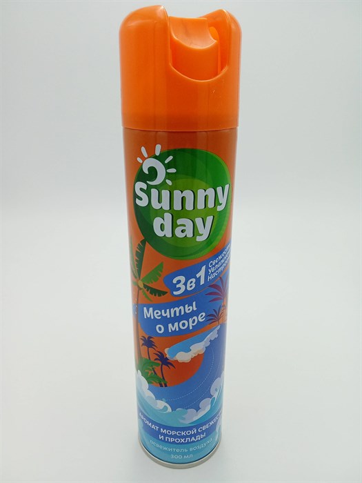 Освежитель воздуха "Sunny Day" 300 мл Мечты о море WRHcHrCCjbJlWBCtF4VCp3 - фото 14355