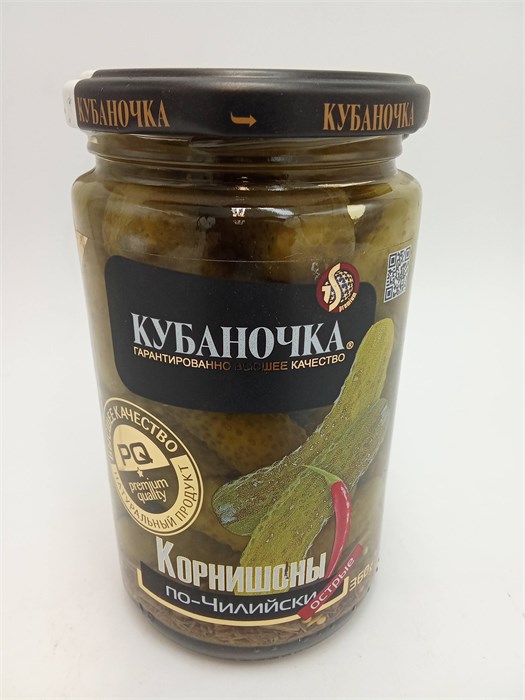 "Кубаночка" Корнишоны по-чилийски 360мл AzDrTaHLgPq80iwptMpp70 - фото 14898