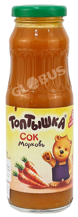 Сок "Топтышка" 250мл Морковь 6n968PYHjHqw6gMrJCHex0 - фото 15500