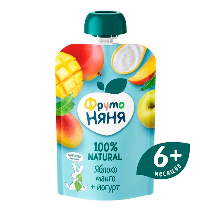 Пюре "Фруто няня" 90гр Яблоко-манго rnkkIYvmhDVGTm7staiiD3 - фото 15550