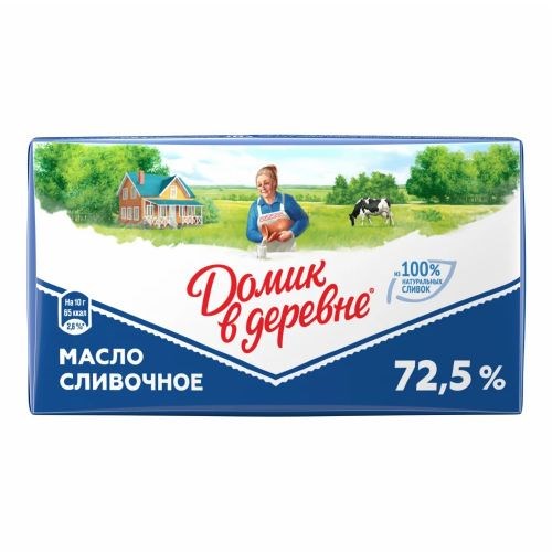 Масло сливочное Домик в деревне 72,5% 180 гр 3d99cDkajq1qXjM71LVu82 - фото 15619