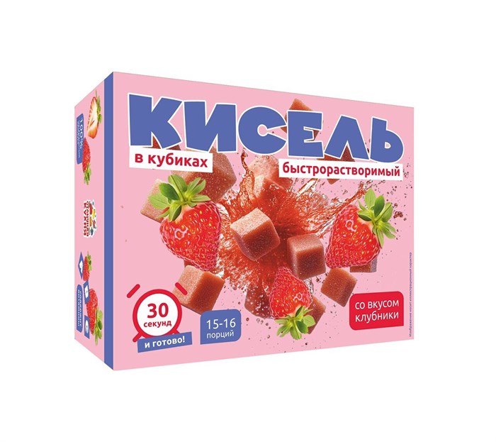 Кисель "Отличная кухня" 450г Клубника в кубиках cSVEyuRtjQ3NylMT306SS0 - фото 16173