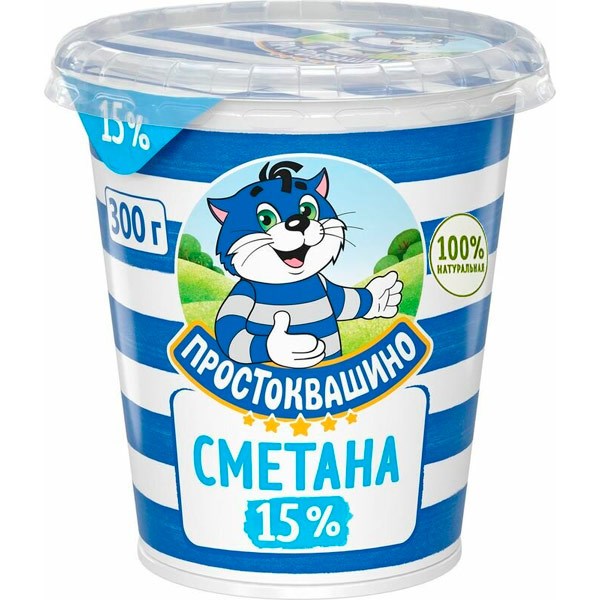"Простоквашино" Сметана 300 гр 15% nbjnGqHSgVXFn8362Xkkq0 - фото 16293