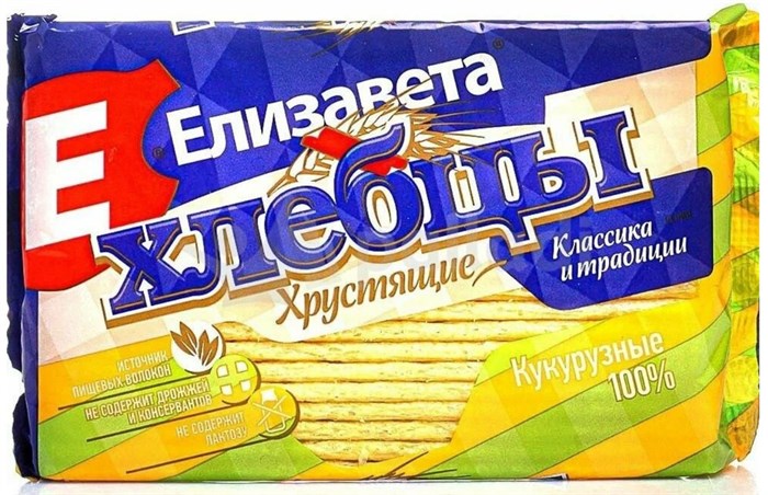 Хлебцы "Елизавета" 90 гр Кукурузные 0WC0c5DkiEzHdQHgpZYHB2 - фото 16355