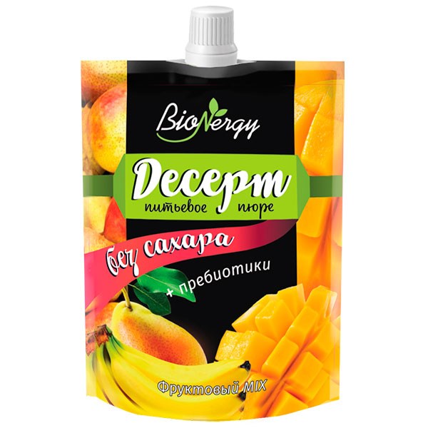 Десерт "BioNergy" 140 гр груша,банан,манго pU-DTFiwg0KChZYQzsEdI2 - фото 16358