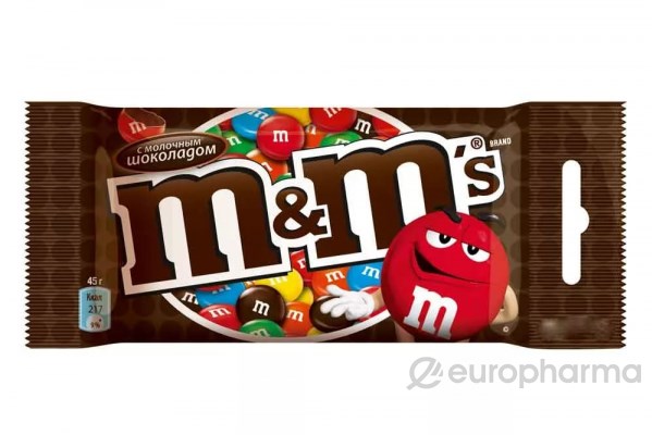 Драже "M&M" 45 гр Шоколад 0ja25V61hR0bmEMTEooc92 - фото 16552