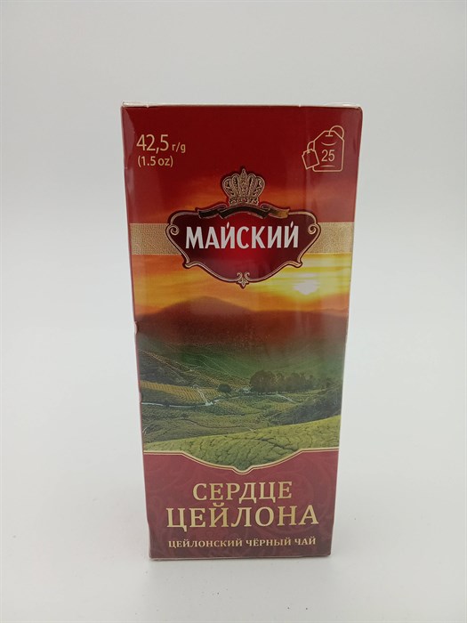 Чай "Майский" 25 пак Сердце цейлона REtEbMuTh2onjdEL4eTBt3 - фото 9512