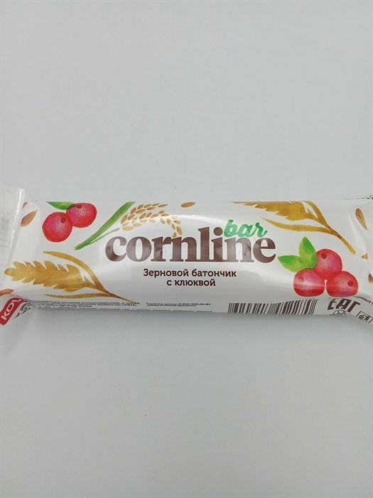 Батончик "Cornline" 30 гр С клюквой - фото 9799