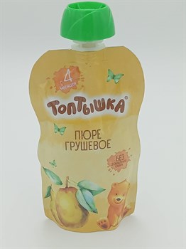 Пюре "Топтышка" 90 гр Груша с 4 месяцев