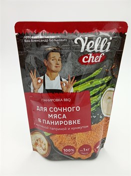 "Yelli chef" Панировка "BBQ" для сочного мяса с копченой паприкой и кунжутом 200гр