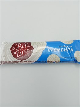 Батончик "Бон тайм" 20 гр нуга со вкусом пломбира