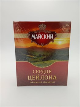 Чай "Майский" 100 пак Сердце цейлона