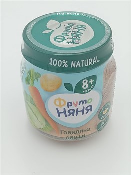 Пюре "Фруто Няня" 100 гр Говядина-овощи