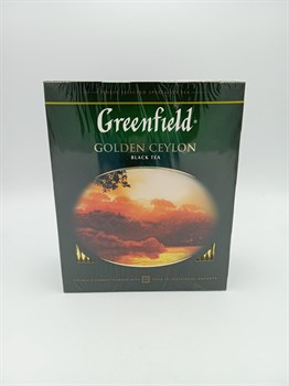 Чай "Гринфилд" 100 пак Golden ceylon