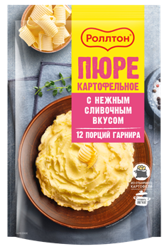 Пюре картофельное "Роллтон" 240 гр С нежным сливочным вкусом