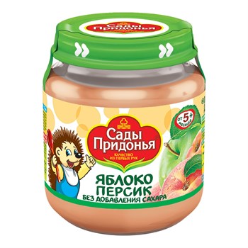 Пюре "Сады Придонья" 120 гр Яблоко-персик