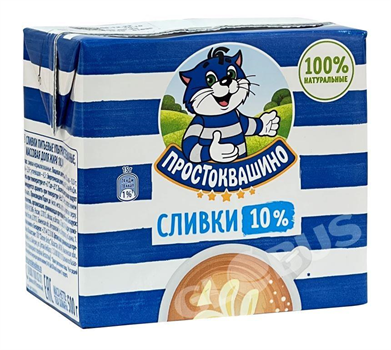 "Простоквашино" Сливки 10% 500 гр 55O7Y8bogEOJ8LhJuYwLn2