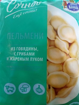 Пельмени "Сочнов" 800гр из говядины с грибами и жар.луком RdeLjAoRjjNUlyUhYfwMa2