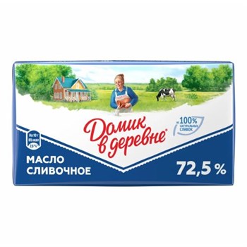 Масло сливочное Домик в деревне 72,5% 180 гр 3d99cDkajq1qXjM71LVu82