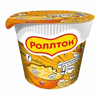 Пюре картофельное "Роллтон" 40 гр 4 сыра ABRiab1Rjj2b9bN2Y4DU93
