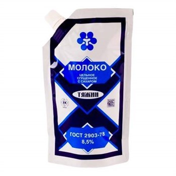 Сгущенка "Тяжин" 8,5% 260 гр д/п LRW1pf7tgegM004AmHCCr3