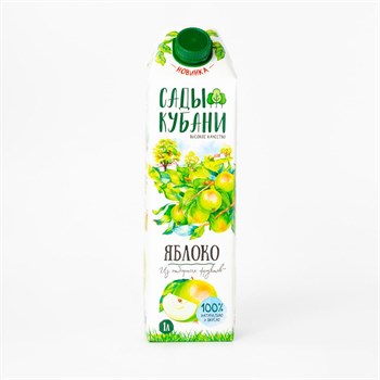 Напиток "Сады Кубани" 1л Яблоко CEWi3TmViJXq3RRQJ2Ald0