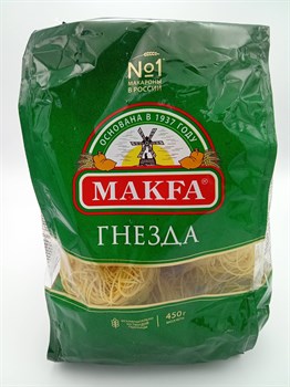 Макароны "Макфа" 450г Капеллини гнезда