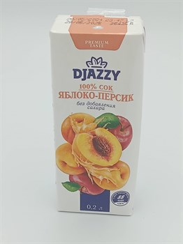 Сок "Djazzy" 0,2 л Яблоко-персик