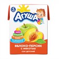 Сок "Агуша" 200 мл Яблоко-персик с мякотью с 5 мес bcLLj-YZj1DpMJzAYGgfS2